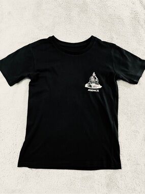 Arsenic Black Short Sleeve Graphic Tee for Kids Sz 6-7